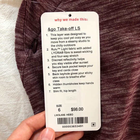Lululemon &Go Take-Off Pull over - Picture 4 of 4